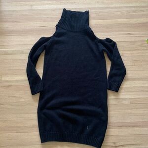 EUC Wildfire Cold Shoulder Turtleneck Sweater Dress